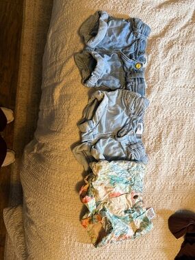 Children's Light Blue Denim Shorts - Brand: Unknown